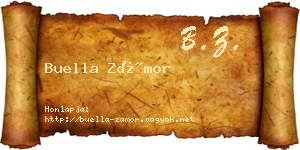 Buella Zámor névjegykártya